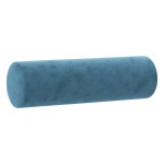 vidaXL Canapea cu 2 locuri cu pernuțe, albastru, 140 cm, catifea vidaXL Canapea cu 2 locuri cu pernuțe, albastru, 140 cm, catifea
