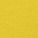 vidaXL Canapea cu 2 locuri cu pernuțe, galben deschis, 120 cm, textil