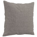 vidaXL Canapea cu 2 locuri cu pernuțe, gri taupe, 120 cm, textil vidaXL Canapea cu 2 locuri cu pernuțe, gri taupe, 120 cm, textil