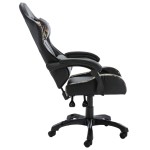 vidaXL Scaun de jocuri, negru și camuflaj, piele ecologică vidaXL Scaun de jocuri, negru și camuflaj, piele ecologică