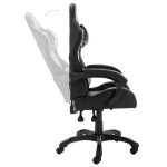 vidaXL Scaun de jocuri, negru și camuflaj, piele ecologică vidaXL Scaun de jocuri, negru și camuflaj, piele ecologică