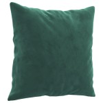 vidaXL Canapea cu 3 locuri cu pernuțe, verde închis, 180 cm, catifea vidaXL Canapea cu 3 locuri cu pernuțe, verde închis, 180 cm, catifea