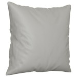 vidaXL Canapea cu 2 locuri, cu perne, gri, 120 cm, microfibră
