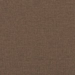 vidaXL Canapea cu 3 locuri cu taburet, maro, 180 cm, material textil