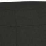 vidaXL Set de canapele cu perne, 3 piese, negru, textil vidaXL Set de canapele cu perne, 3 piese, negru, textil