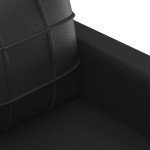 vidaXL Set de canapele cu perne, 4 piese, negru, piele ecologică vidaXL Set de canapele cu perne, 4 piese, negru, piele ecologică