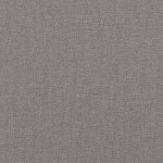 vidaXL Set de canapea cu perne, 3 piese, gri taupe, material textil