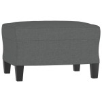 vidaXL Set de canapele cu perne, 4 piese, gri închis, textil