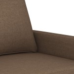vidaXL Set de canapele cu perne, 4 piese, maro, textil vidaXL Set de canapele cu perne, 4 piese, maro, textil