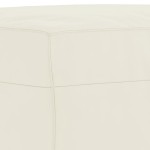 vidaXL Set de canapele cu perne, 3 piese, crem, catifea vidaXL Set de canapele cu perne, 3 piese, crem, catifea