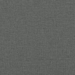 vidaXL Set de canapele cu perne, 3 piese, gri închis, textil