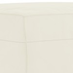 vidaXL Set de canapele cu perne, 3 piese, crem, catifea