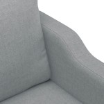 vidaXL Set de canapele cu perne, 4 piese, gri deschis, material textil vidaXL Set de canapele cu perne, 4 piese, gri deschis, material textil