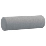 vidaXL Set de canapele cu perne, 2 piese, gri deschis, material textil vidaXL Set de canapele cu perne, 2 piese, gri deschis, material textil