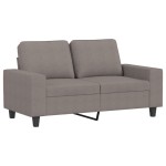 vidaXL Set de canapele, 4 piese, gri taupe, textil vidaXL Set de canapele, 4 piese, gri taupe, textil