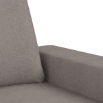 vidaXL Set de canapele, 2 piese, gri taupe, material vidaXL Set de canapele, 2 piese, gri taupe, material