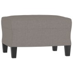 vidaXL Set de canapele, 3 piese, gri taupe, textil vidaXL Set de canapele, 3 piese, gri taupe, textil