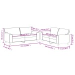 vidaXL Set de canapele, 2 piese, negru, piele ecologică vidaXL Set de canapele, 2 piese, negru, piele ecologică