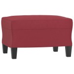 vidaXL Set de canapele, 2 piese, roșu vin, piele ecologică vidaXL Set de canapele, 2 piese, roșu vin, piele ecologică