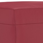 vidaXL Set de canapele, 2 piese, roșu vin, piele ecologică vidaXL Set de canapele, 2 piese, roșu vin, piele ecologică