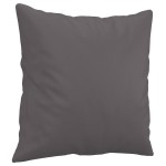 vidaXL Set de canapele cu perne, 2 piese, gri, piele ecologică vidaXL Set de canapele cu perne, 2 piese, gri, piele ecologică