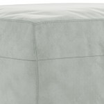 vidaXL Set canapea cu perne, 4 piese, gri deschis, catifea