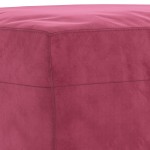 vidaXL Set canapele cu perne, 3 piese, roșu vin, catifea vidaXL Set canapele cu perne, 3 piese, roșu vin, catifea
