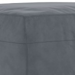 vidaXL Set de canapele, 3 piese, gri închis, catifea vidaXL Set de canapele, 3 piese, gri închis, catifea