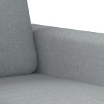 vidaXL Set de canapele cu perne, 4 piese, gri deschis, material textil