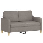 vidaXL Set de canapele cu perne, 4 piese, gri taupe, textil