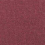vidaXL Set canapea cu perne, 2 piese, roșu vin, material textil