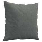 vidaXL Set de canapele cu perne, 2 piese, gri închis, material textil vidaXL Set de canapele cu perne, 2 piese, gri închis, material textil