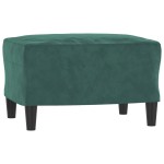 vidaXL Set de canapele cu perne, 3 piese, verde închis, catifea vidaXL Set de canapele cu perne, 3 piese, verde închis, catifea