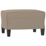 vidaXL Set de canapele cu perne, 4 piese, gri taupe, microfibră vidaXL Set de canapele cu perne, 4 piese, gri taupe, microfibră