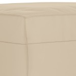 vidaXL Set de canapele cu perne, 3 piese, crem, microfibră vidaXL Set de canapele cu perne, 3 piese, crem, microfibră