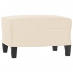 vidaXL Set de canapele cu perne, 3 piese, bej, microfibră vidaXL Set de canapele cu perne, 3 piese, bej, microfibră