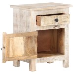 vidaXL Noptieră, 40x30x50 cm, lemn de acacia nefinisat vidaXL Noptieră, 40x30x50 cm, lemn de acacia nefinisat
