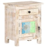 vidaXL Noptieră, 40x30x50 cm, lemn de acacia nefinisat vidaXL Noptieră, 40x30x50 cm, lemn de acacia nefinisat
