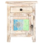 vidaXL Noptieră, 40x30x50 cm, lemn de acacia nefinisat vidaXL Noptieră, 40x30x50 cm, lemn de acacia nefinisat