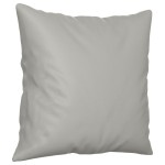 vidaXL Set de canapele cu perne, 3 piese, gri deschis, microfibră