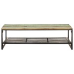 vidaXL Măsuță de cafea, 110x60x35 cm, lemn masiv reciclat vidaXL Măsuță de cafea, 110x60x35 cm, lemn masiv reciclat
