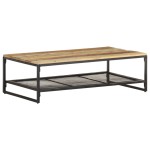 vidaXL Măsuță de cafea, 110x60x35 cm, lemn masiv reciclat vidaXL Măsuță de cafea, 110x60x35 cm, lemn masiv reciclat