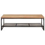 vidaXL Masă de cafea 110x60x35 cm lemn masiv de acacia