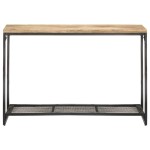 vidaXL Masă consolă, 110 x 35 x 75 cm, lemn masiv de mango vidaXL Masă consolă, 110 x 35 x 75 cm, lemn masiv de mango
