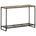 vidaXL Masă consolă, 110 x 35 x 75 cm, lemn masiv reciclat vidaXL Masă consolă, 110 x 35 x 75 cm, lemn masiv reciclat
