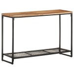 vidaXL Masă consolă, 110 x 35 x 75 cm, lemn masiv de acacia