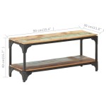 vidaXL Măsuță de cafea, 90x30x40 cm, lemn masiv reciclat