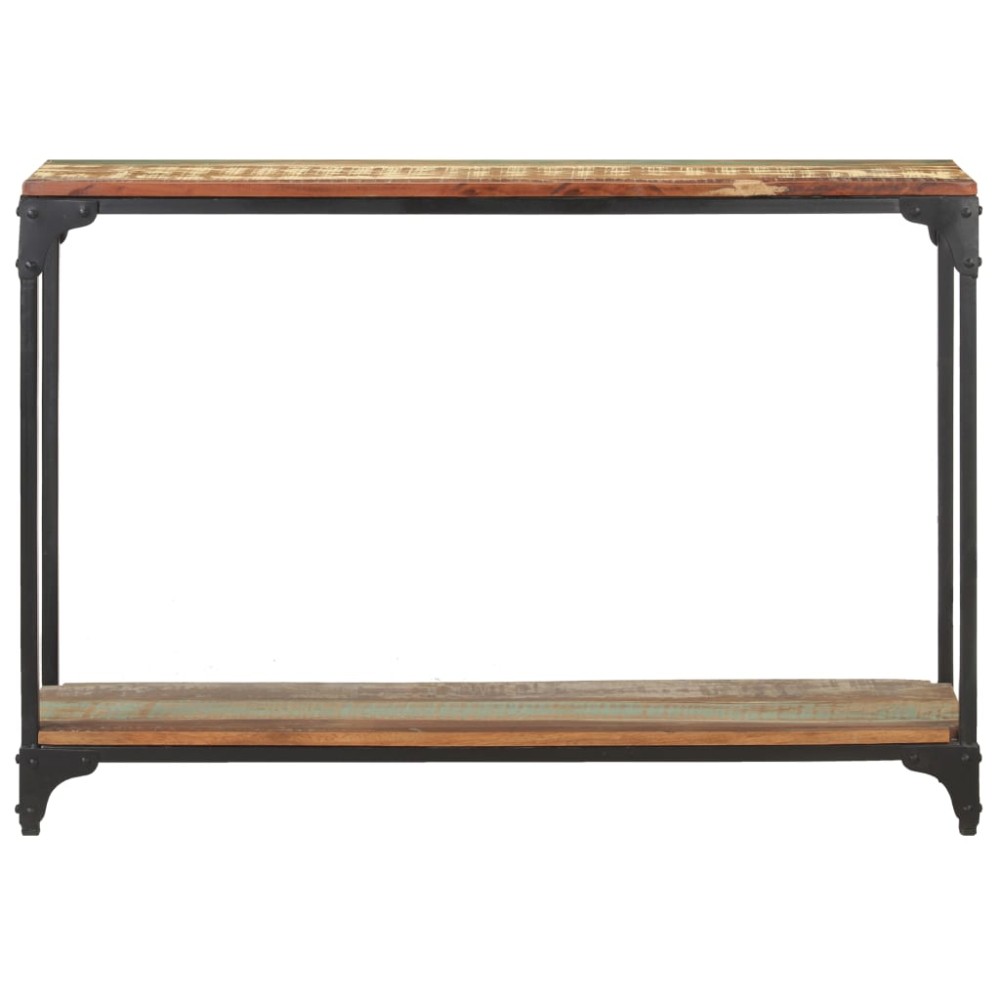 vidaXL Masă consolă, 110x30x75 cm, lemn masiv reciclat