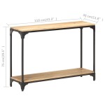vidaXL Masă consolă, 110 x 30 x 75 cm, lemn masiv de mango vidaXL Masă consolă, 110 x 30 x 75 cm, lemn masiv de mango