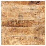 vidaXL Masă bistro pătrată, 60 x 60 x 75 cm, lemn de mango nefinisat